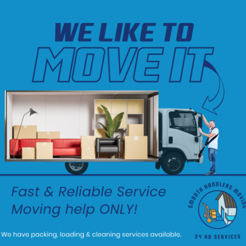 Smooth Handlers Moving Services. 1-5 person crew profile image