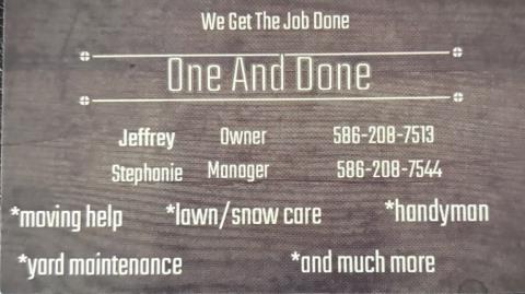 One and Done profile image