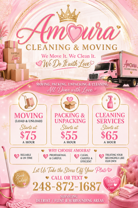 Amoura Cleaning & Moving profile image